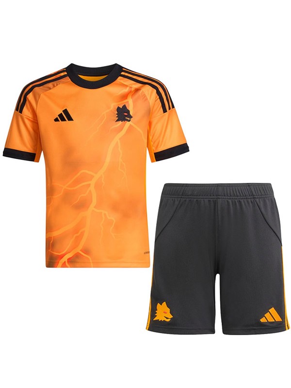AS Roma away kids kit childrens jersey 2025-2026